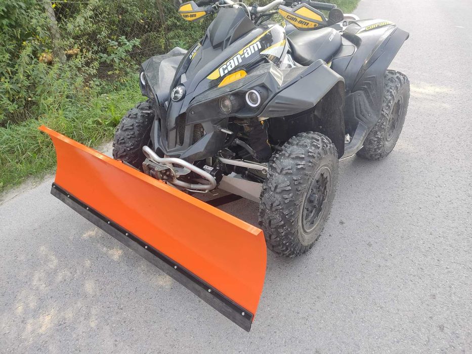 SOLIDNY pług do quada do śniegu łatwy i szybki montaż TRANSPORT