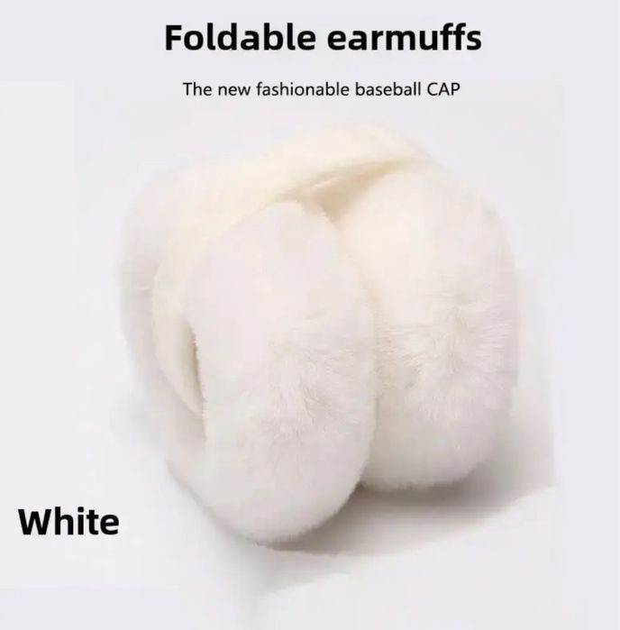 Теплі навушники жіночі з хутра