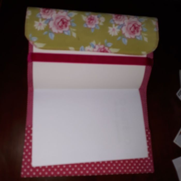 Capa de livros com separador, em tecido, nova (unidade)