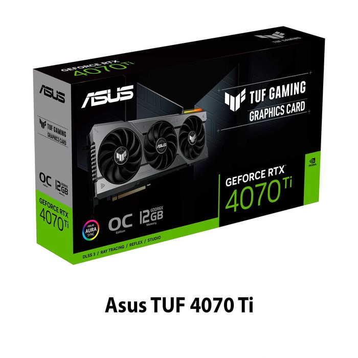 ASUS TUF Gaming GeForce RTX 4070 Ti 12GB GDDR6X OC Edition
