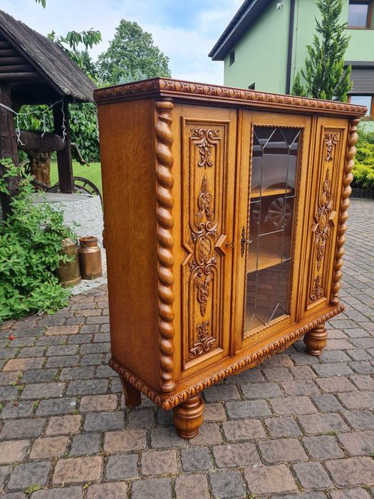 stylowa szafka szer.138cm Witrynka