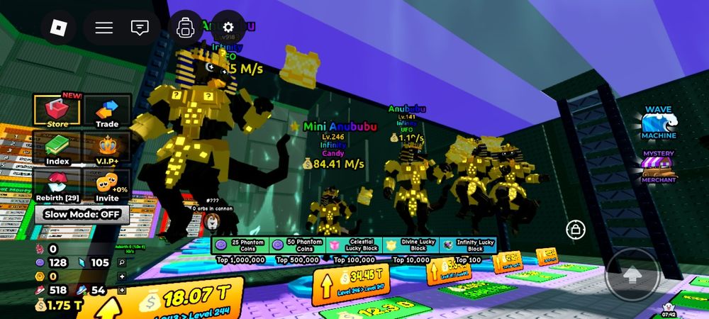 Привет,продаю брейнротов в режиме цунами против брейнротов