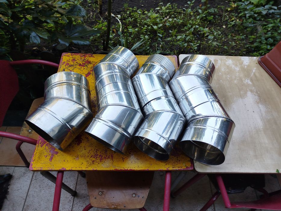 (7) Curvas inox D200, D180, D170