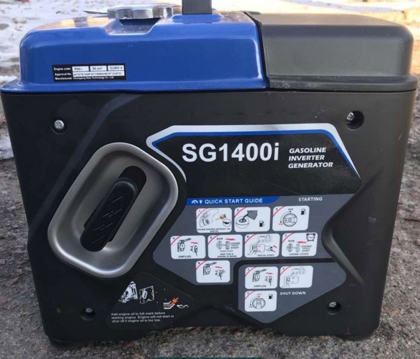 Інверторний бензиновий генератор Scheppach SG1400i - 800Вт