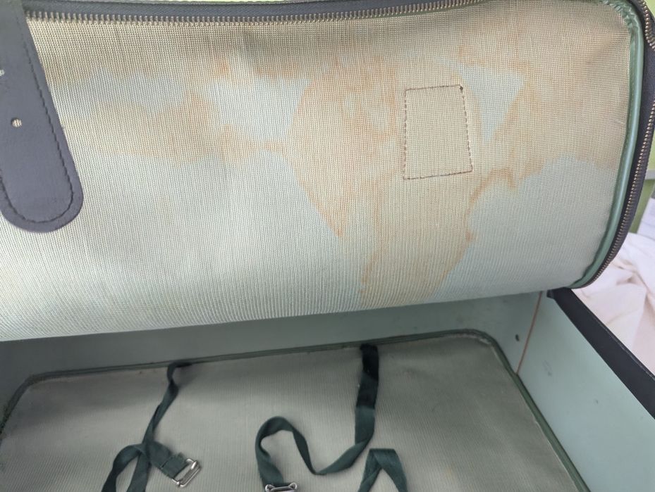 DDR, PRL, stara niemiecka walizka w karate VEB,NRD, oryginalny kufer