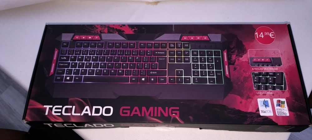 Teclado novo para jogos