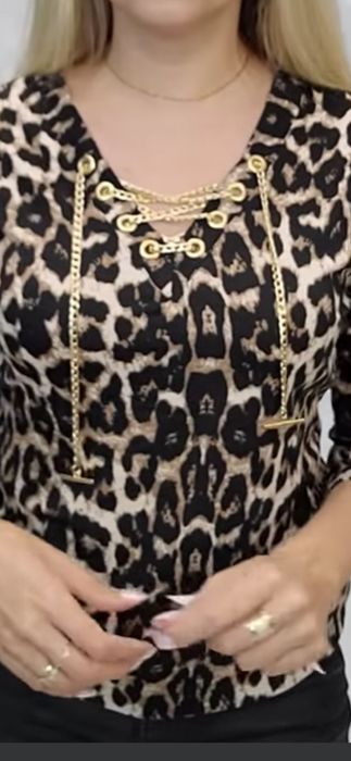 Bluzka panterka, łańcuch