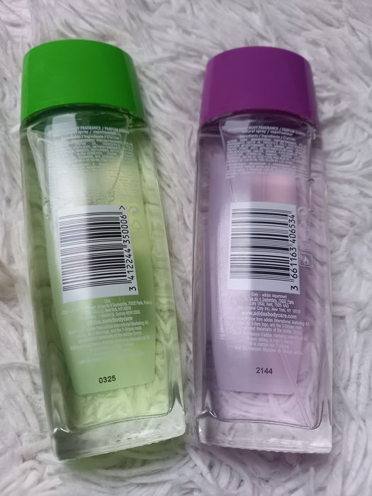 Zestaw adidas:dwie wody  perfumowane pojemność 75ml