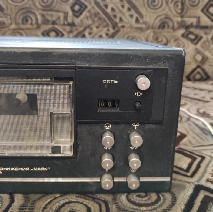 Магнитофон приставка Маяк - 233 стерео. СССР Рабочий.