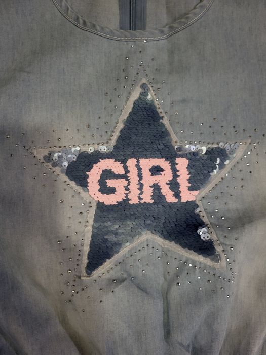 Джинсовий комбінезон на дівчинку, в ідеальному стані!и