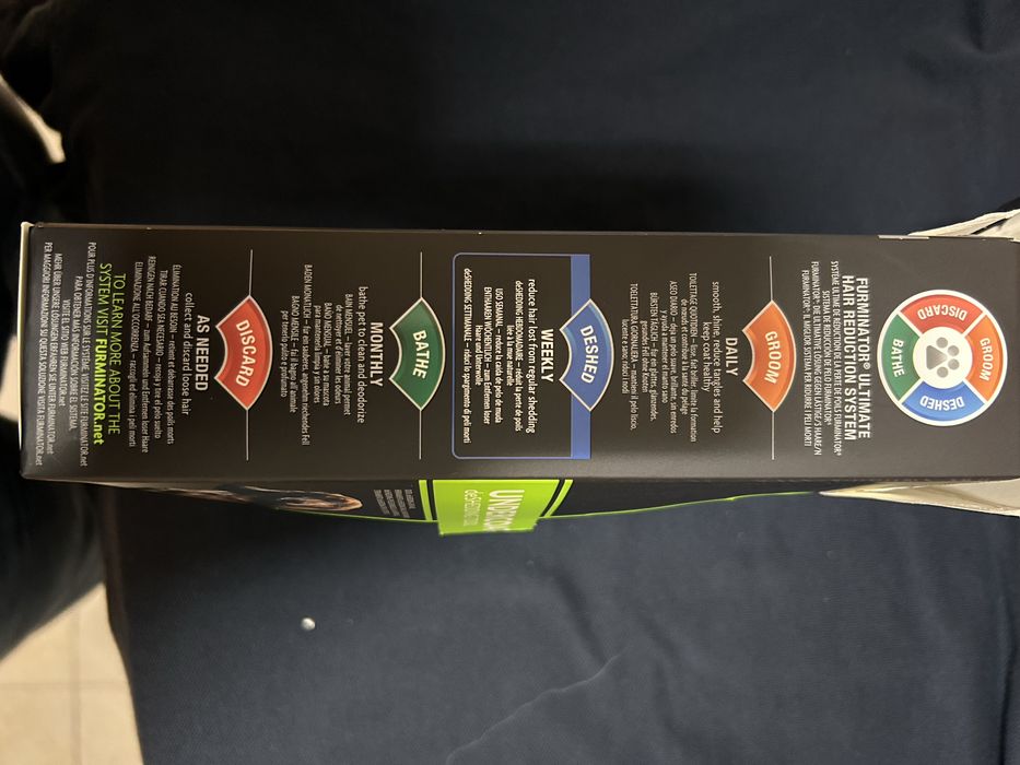 Escova pentear e devastar pelo cao