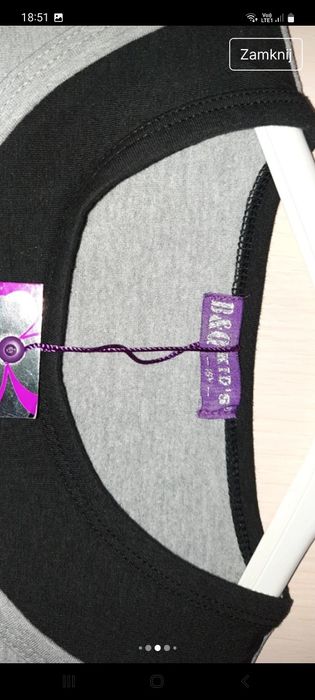 Bluza tunika z nadrukiem