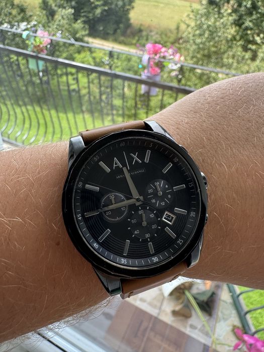 Zegarek meski Armani Exchange oryginal z pudelkiem czarny