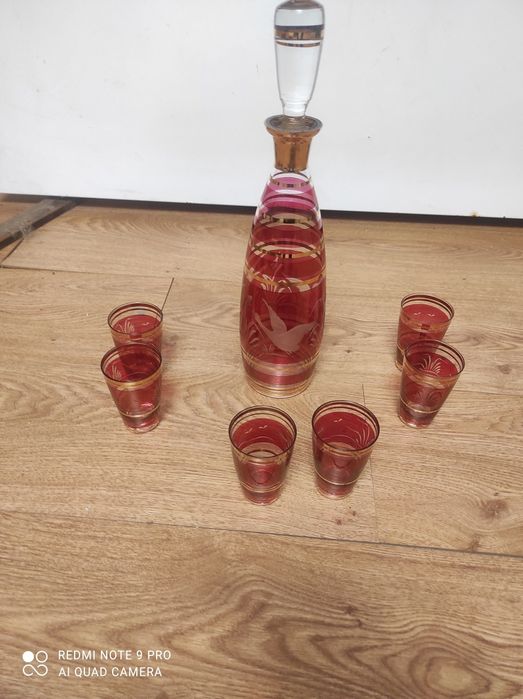 Графин с рюмками Охота