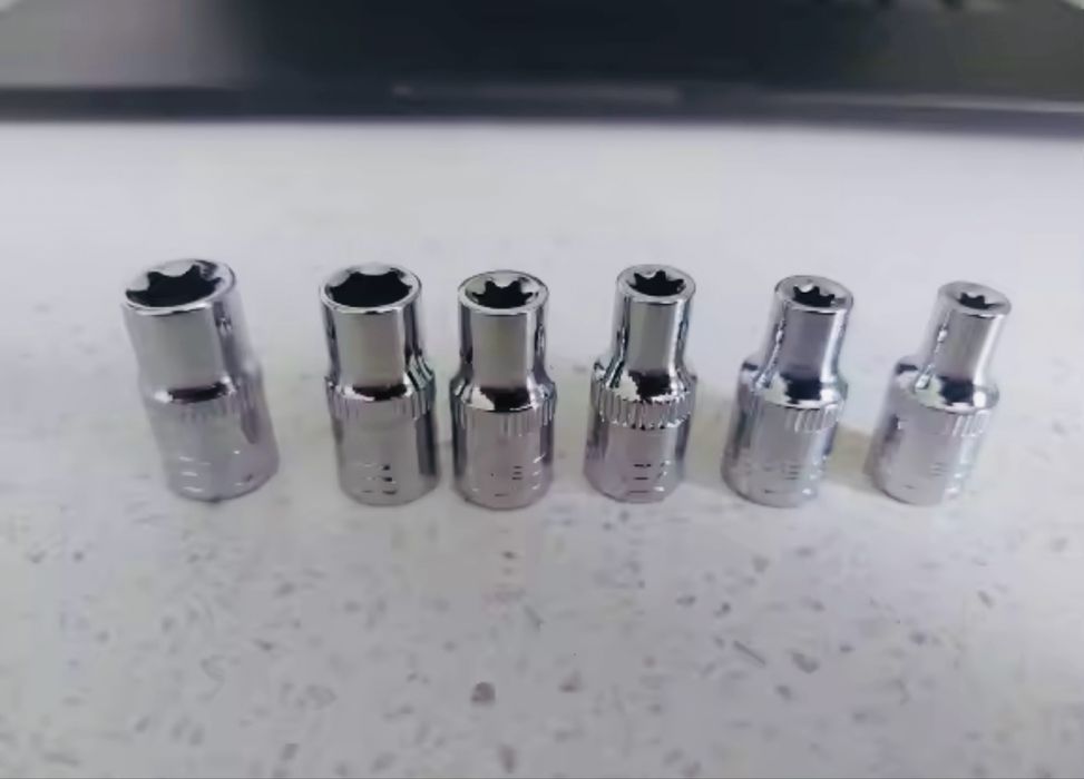 набор 6 шт 1/4" Набір торцевих головок Torx Tools E4 E5 E6 E7 E8 e10