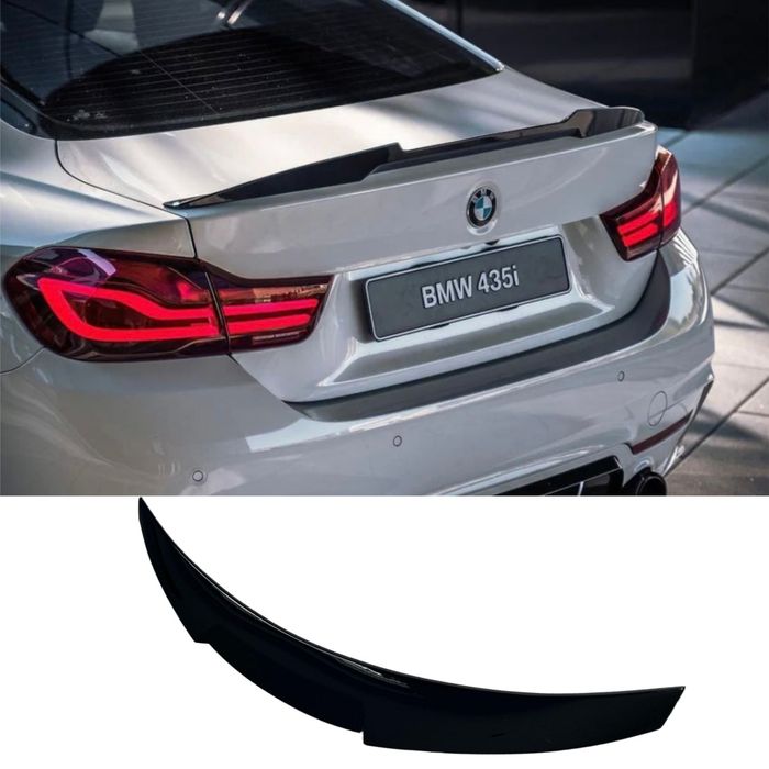 BMW F32 Lotka Dokładka Spoiler M4-Look Czarny Połysk