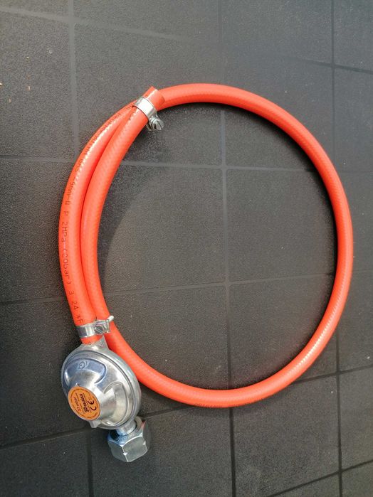 Reduktor gazowy do butli 11kg Bradas wąż do gazu 1m 2x opaski