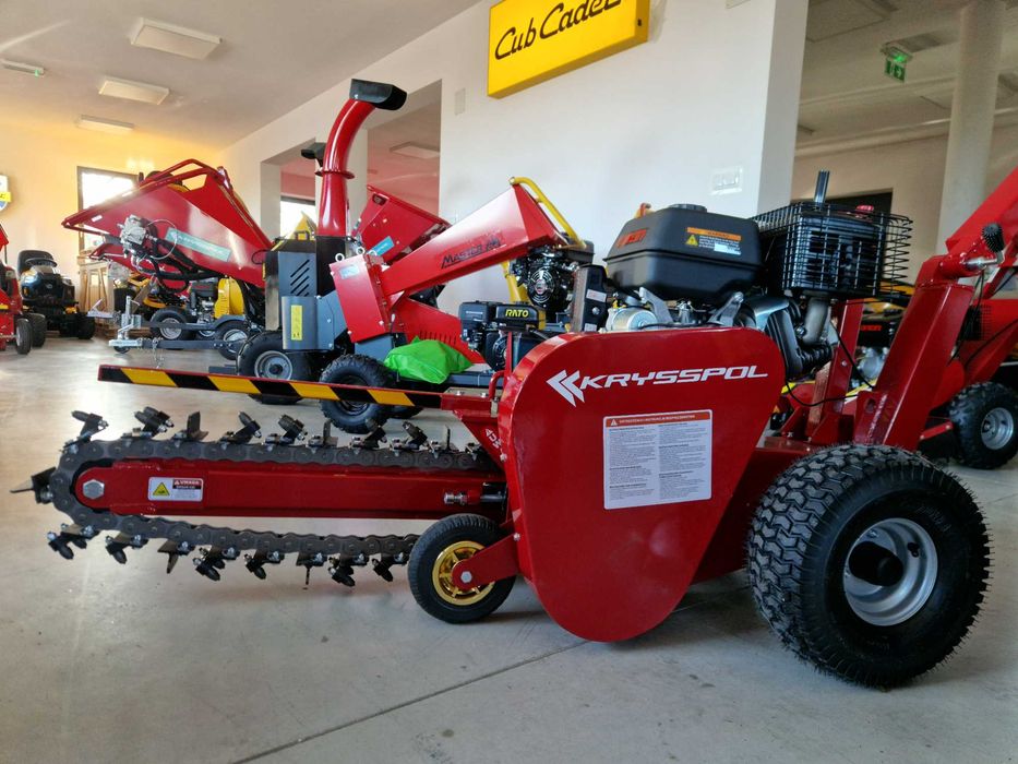 Koparka łańcuchowa Głębokość max 60cm Rozrusznik elektryczny