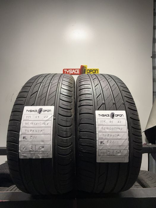 Opony całoroczne Bridgestone 225/55 R17 Turanza 6 Zestaw 2szt #L576