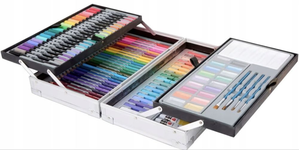 DecoTime zestaw artystyczny walizka 112 elementow