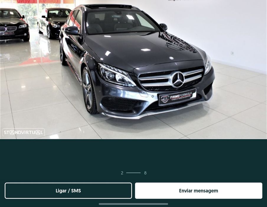 Mercedes C220 Pack AMG como nova