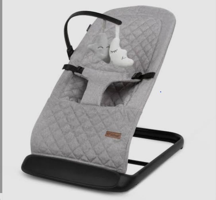 Дитячий шезлонг-гойдалка, качалка для немовляти