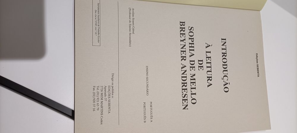 Introdução à leitura de Sophia de Mello Breyner Andresenn