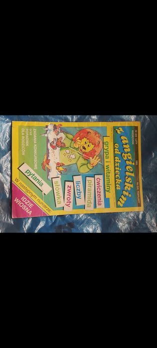 Książka dziecięca z angielskim pd dziecka 1993rok