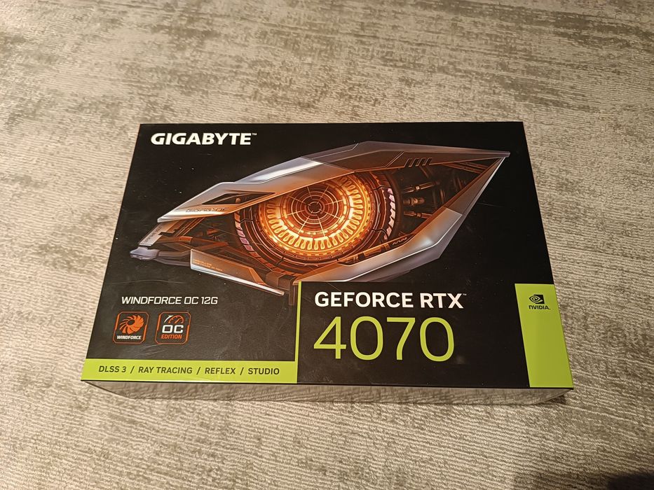 Karta RTX 4070 Windforce OC 12G jak nowa na Gwarancja 2 lata