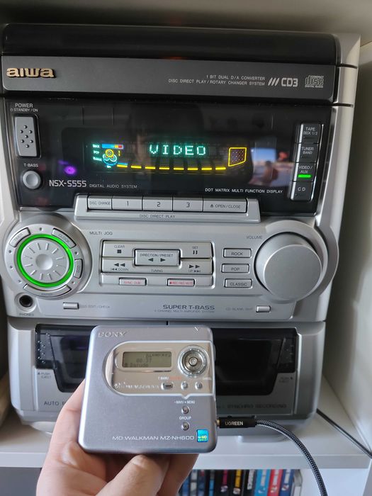 Aparelhagem Aiwa NSX-555 – Restaurada