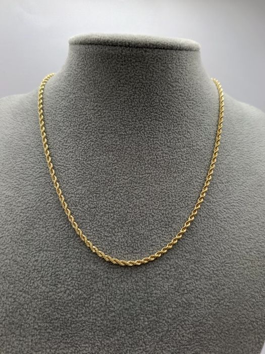 Złoty Łańcuszek Kordel 45cm Pr.585 Nowy Zapraszamy