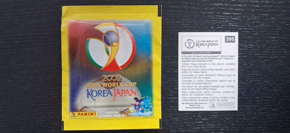 Cromo futebol de Veron(Mundial 2002)da Panini