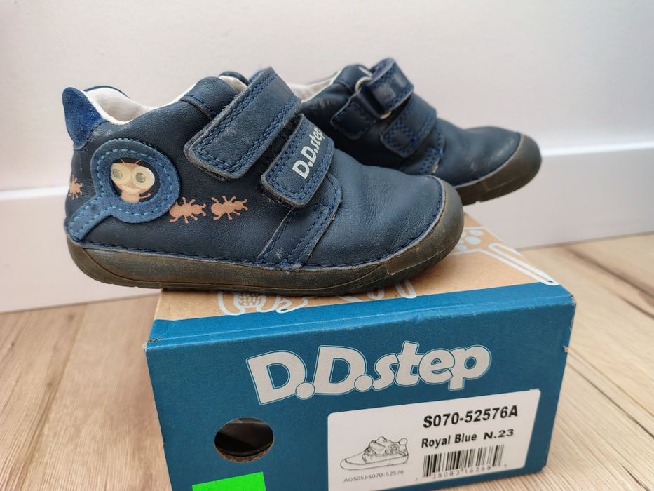 DD Step półbuty skórzane dla chłopca 23
