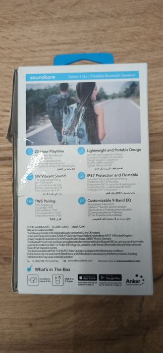 Głośnik Bluetooth Soundcore Select 4 Go - stan nowy