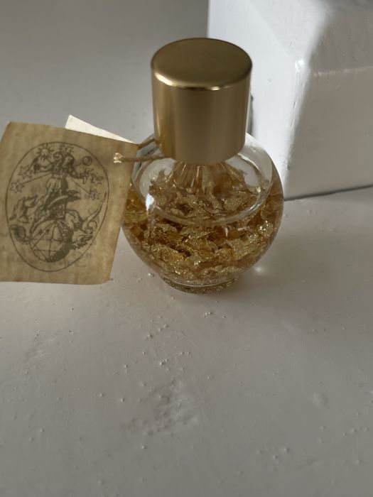 Frasco com ouro verdadeiro + certificado(decoração)