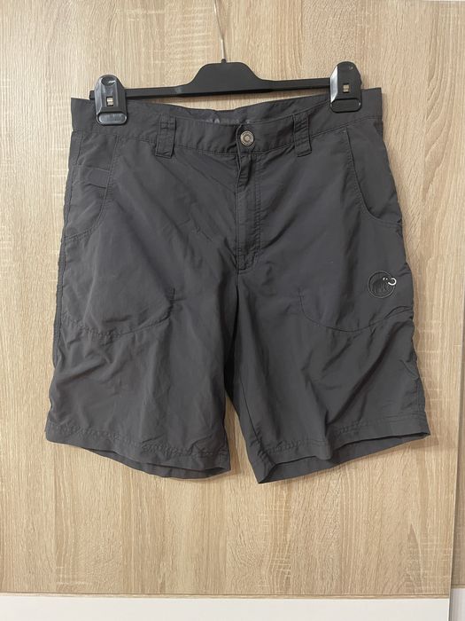 Szorty Mammut M trekking hikking damskie szare logowane gorpcore góry