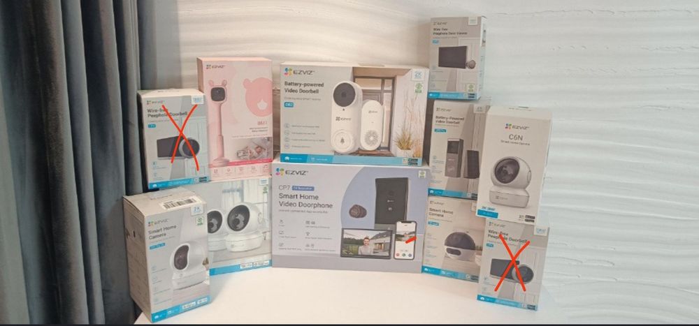 EZVIZ CP2 відеоглазок, HP3 PRO відеодзвінок