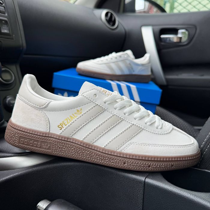 Кросівки Кроссовки Adidas Spezial White Grey Белый Серый Білий Сірий Кросовки демісезон