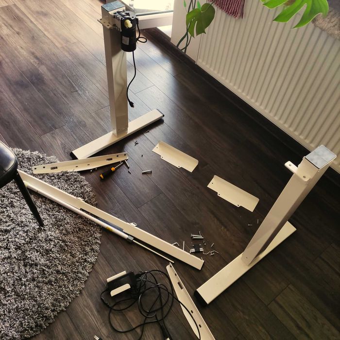 Biurko z regulowaną wysokością ELZAP ZB-120W