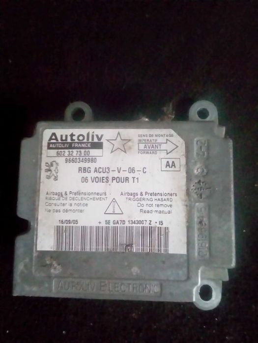 Centralina De Airbags Peugeot 206 Hatchback (2A/C)