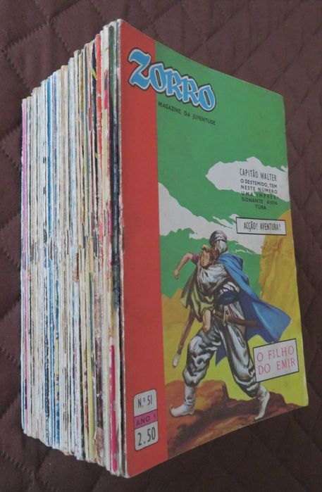 BD - Lote de revistas ZORRO (antigas Anos 60) - BOM Preço