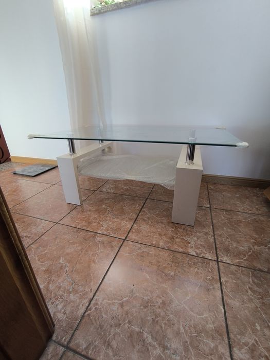 Mesa de sala de sala de vidro