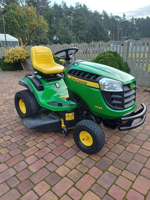 Traktorek kosiarka john deere x145 briggs stratton 19,5 hp pompa oleju