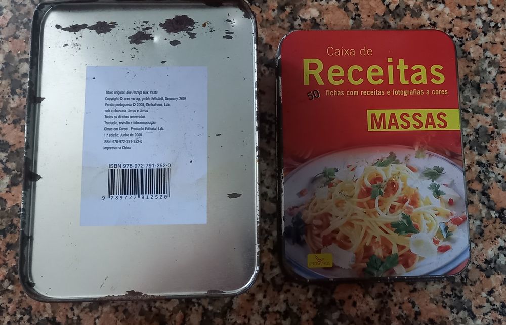 Caixa 50 Receitas Massas