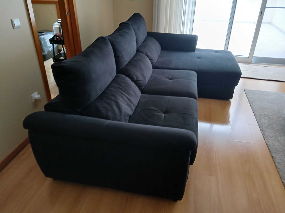 Sofá-chaise longue em excelente estado