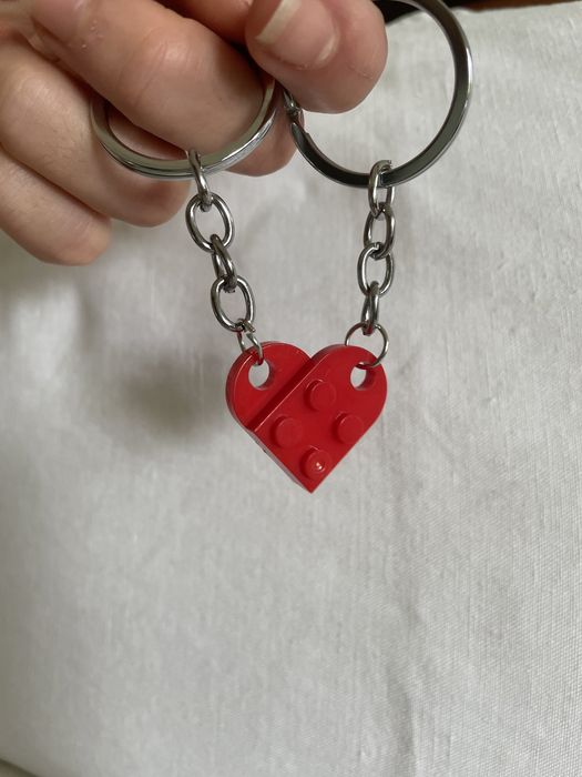 2 porta-chaves Lego Coração