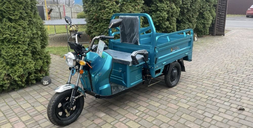 Розстрочка ‼️Електричний вантажний трицикл Dozer‼️Електроцикл грузов