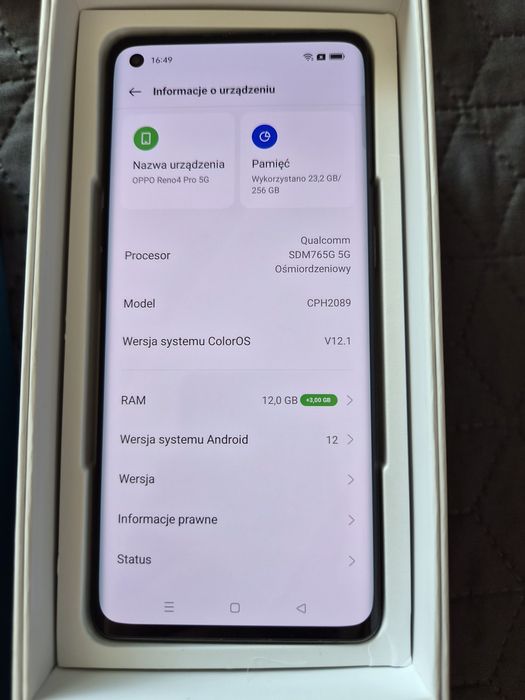 Oppo Reno 4 Pro 5G 12GB, 256GB