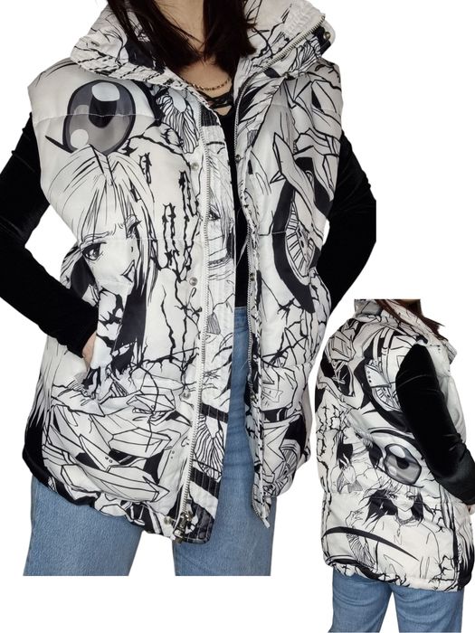 Unikatowa kamizelka bezrękawnik bershka Billie eilish rozmiar uniwersa