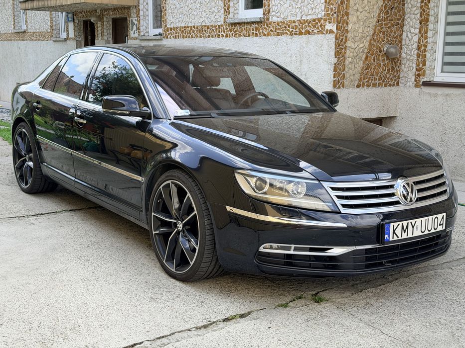 Sprzedam Volkswagen Phaeton 4.2 V8 Exclusive Masaże Dociągi Lodówka Webasto Dynaudio 4Motion 2010 Unikat 335 koni